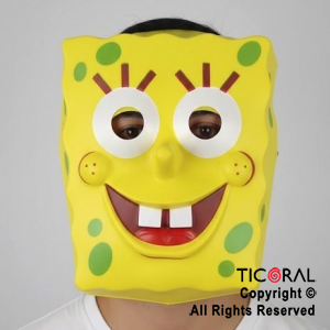 MASCARA BOB ESPONJA PLASTICA x 6